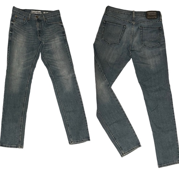 Men’s Levi Strauss Signature S26 Skinny Jeans 30x32 Medium Light Wash - Picture 1 of 9